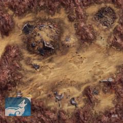 Star Wars Legion: Desert Junkyard Gamemat (English)