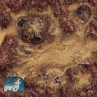 Star Wars Legion: Desert Junkyard Gamemat (English)