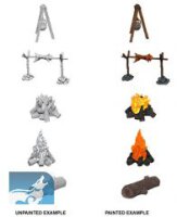 WizKids Deep Cuts - Camp Fire &amp; Sitting Log