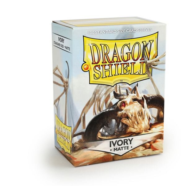 Dragon Shield: Matte Elfenbein / Matte Ivory (100 St&uuml;ck)