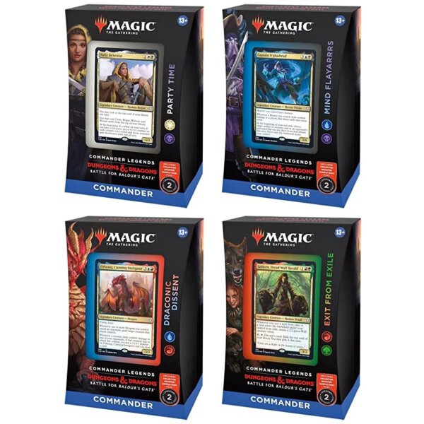 Magic: Commander Legends: Battle for Baldur&rsquo;s Gate Commander Deck Display (english)