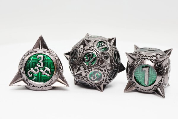 Meteor Storm Hunters Moon RPG Metal Dice Set (7)