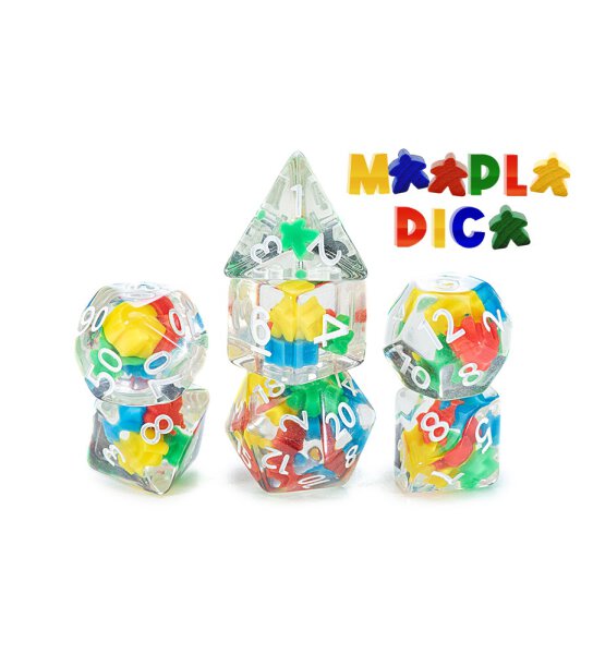 Inclusion Dice - Meeple Dice (7 Dice Set)