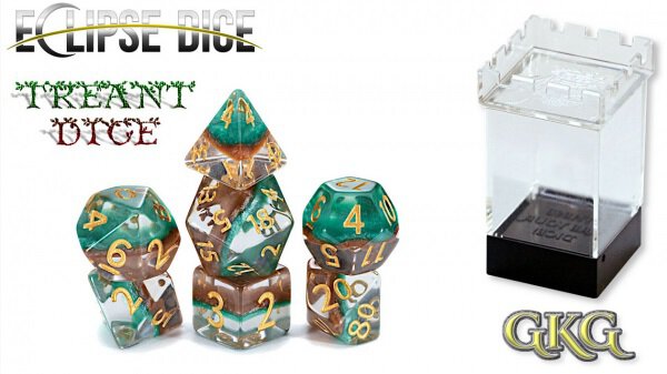 Eclipse Dice - Treant (7 Dice Set)