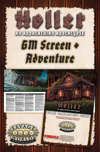 Holler RPG An Appalachian Apocalypse GM Screen &amp; Adventure