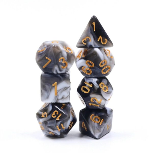 Espresso Cream RPG Dice Set (7)