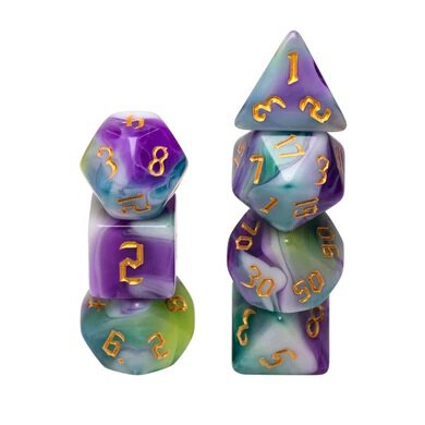 Siberian Iris RPG Dice Set (7)