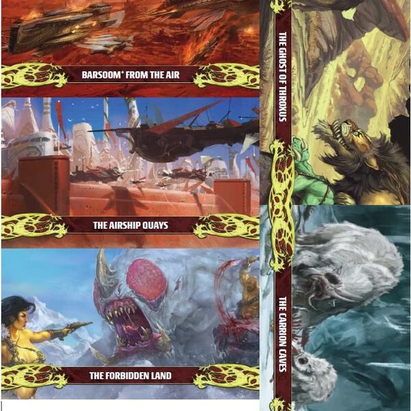 John Carter of Mars Adventures Landscape Art Location Deck