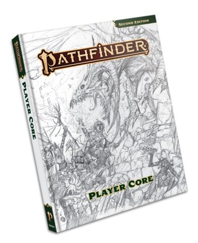 Pathfinder RPG: Pathfinder Player Core Sketch Cover (P2)