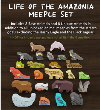 Life of the Amazonia Meeple Set