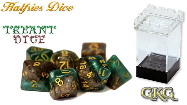 Halfsies Dice Treant Dice Upgraded Dice Case