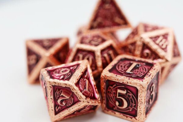 Bardic Song Allegro RPG Metal Dice Set (7)