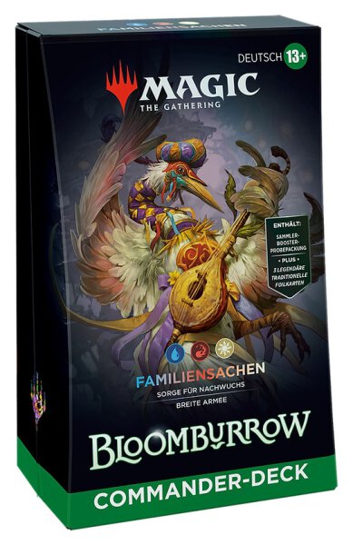 MTG - Bloomburrow Commander Deck: Familiensache (Blau-Rot-Wei&szlig;) - (Deutsch)