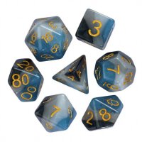 Denim Swirls RPG Dice Set (7)