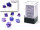 Nebula&reg; Mini-Polyhedral Nocturnal&trade;/blue Luminary&trade;7-Die Set