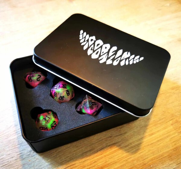 M&ouml;rk Borg RPG Goblin Gonzo Dice Set