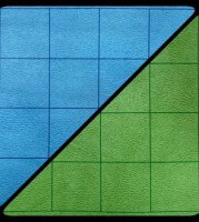 Battlemat&trade; 1&rdquo; Reversible Blue-Green Squares...