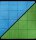 Battlemat&trade; 1&rdquo; Reversible Blue-Green Squares (23&frac12;&rdquo; x 26&rdquo; Playing Surface)