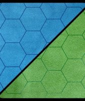 Battlemat&trade; 1&rdquo; Reversible Blue-Green Hexes...