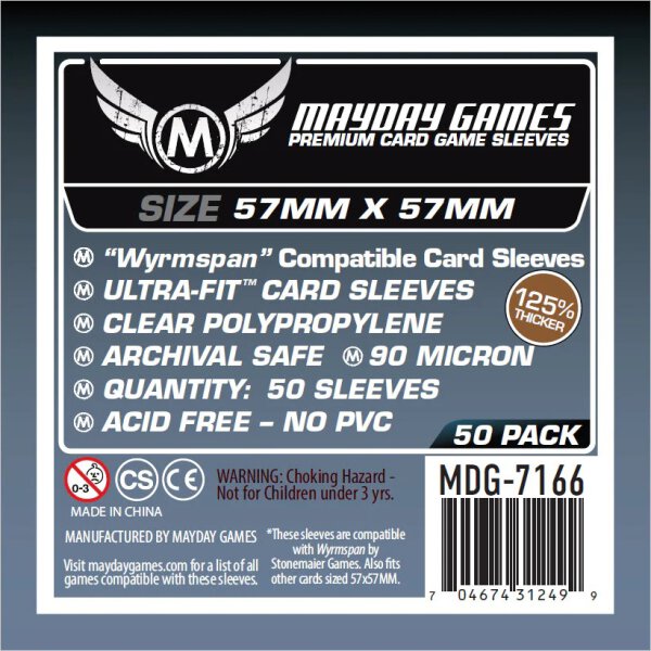 Premium Wyrmspan Compatible Sleeves 57x57mm (50)