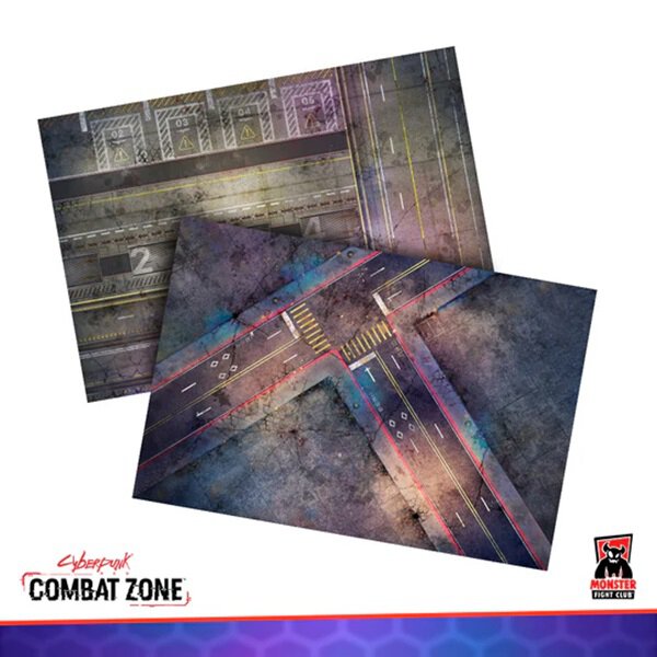 Cyberpunk Red Combat Zone 44x30 Game Mat