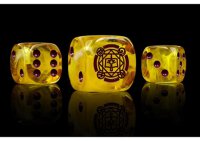 Sorcerer Kings Faction Dice, Translucent Yellow with...