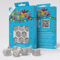 Q WORKSHOP 20 years &ndash; Happy Birthday Dice Set (8)