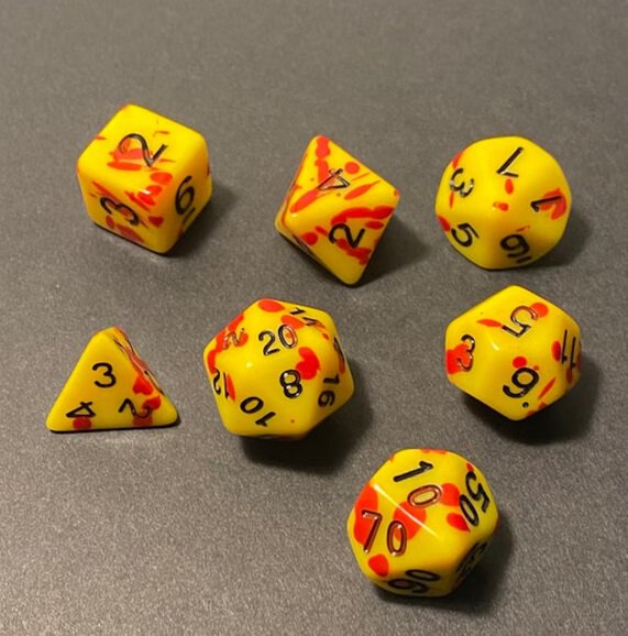 Bloody M&ouml;rg Borg Dice Set (7)