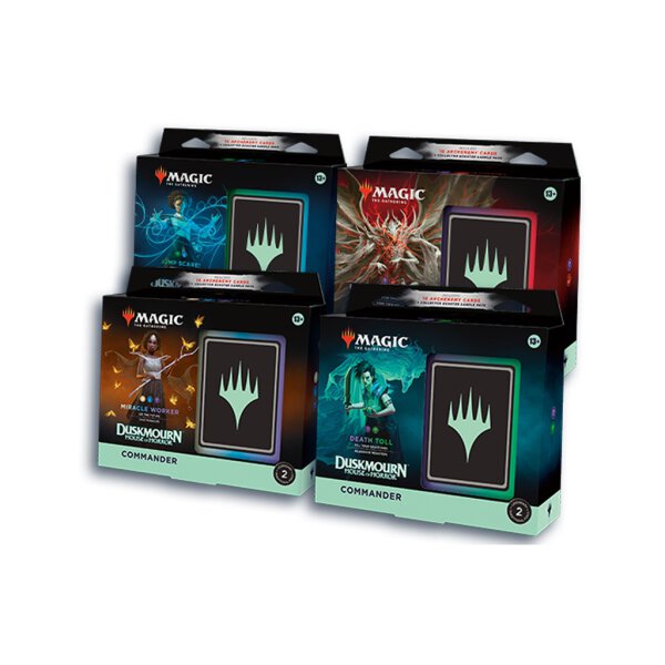 MTG - Duskmourn: Haus des Schreckens - Commander Deck Display (4 Decks)