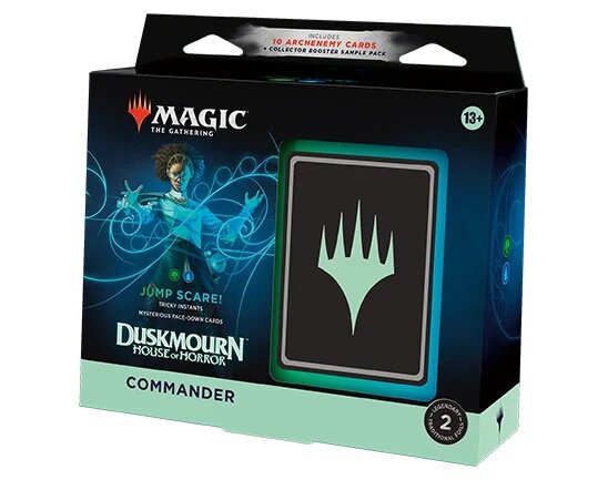 MTG - Duskmourn: House of Horrors Jumpscare! (Blue, Green) Commander Deck - EN