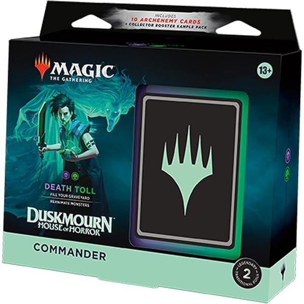 MTG - Duskmourn: House of Horrors Death Toll (Black, Green) Commander Deck - EN