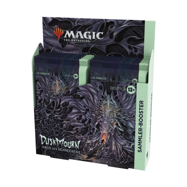 MTG - Duskmourn: Haus des Schreckens Sammler Booster Display (12 Packs)