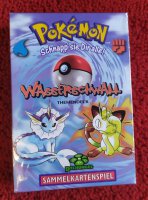 Pokemon Themendeck Dschungel Wasserschwall 1. AUFLAGE - Sealed Boosterpack (deutsch)