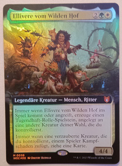 MTG Ellivere vom Wilden Hof - Borderless FOIL (deutsch) - Wildnis von Eldraine