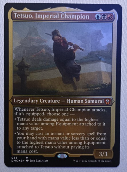 MTG Tetsuo, Imperial Champion - ETCHED FOIL (english) - Dominaria United