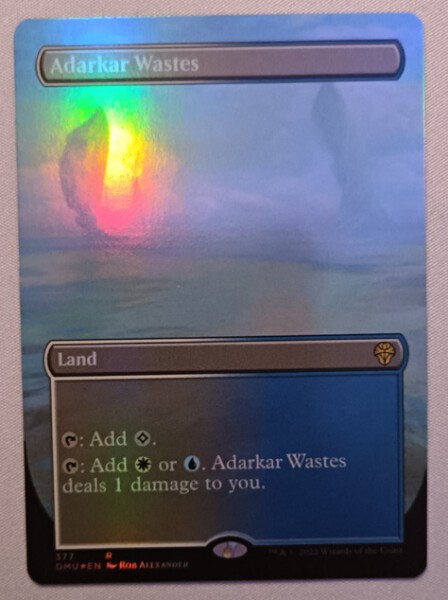 MTG Adarkar Wastes - Borderless FOIL (english) - Dominaria United