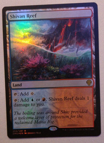 MTG Shivan Reef - FOIL (english) - Dominaria United