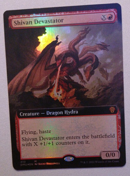 MTG Shivan Devastator - Borderless FOIL (english) - Dominaria United