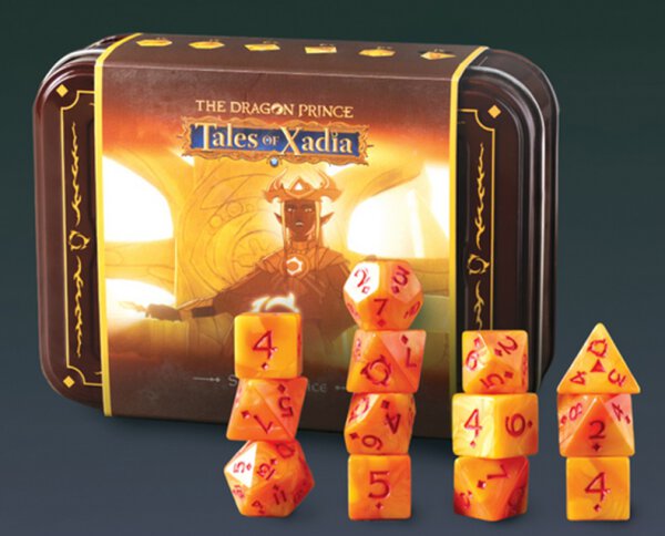 The Dragon Prince RPG Tales of Xadia Sunfire Dice