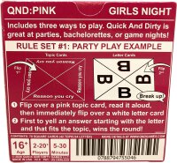 Quick and Dirty Girls Night Edition (english)