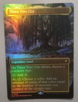 MTG Three Tree City - Borderless FOIL - (english) -...