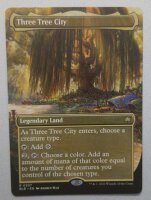 MTG Three Tree City - Borderless - (english) - Bloomburrow