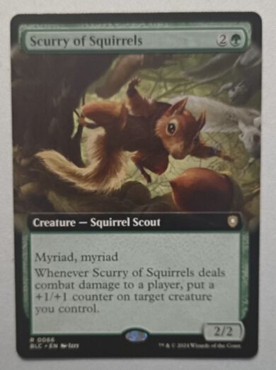 MTG Scurry of Squirrels - Borderless - (english) - Bloomburrow