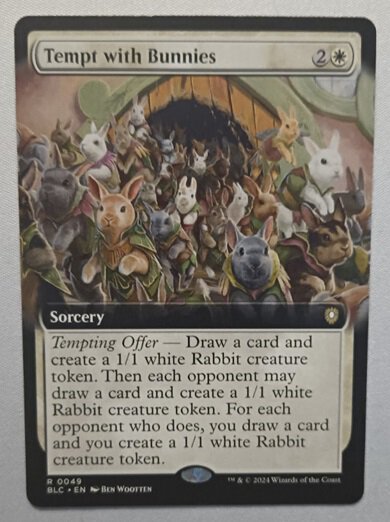 MTG Tempt with Bunnies - Borderless- (english) - Bloomburrow