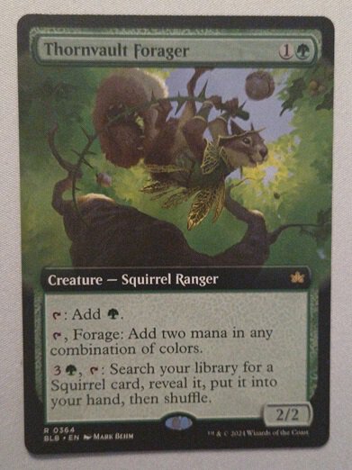 MTG Thornvault Forager - Borderless- (english) - Bloomburrow