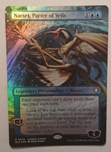 MTG Narset, Parter of Veils - Borderless FOIL - (english) - Bloomburrow