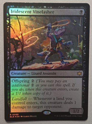 MTG Iridescent Vinelasher - FOIL - (english) - Bloomburrow