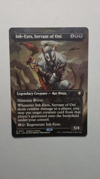 MTG Ink-Eyes, Servant of Oni - Borderless (english) - Bloomburrow