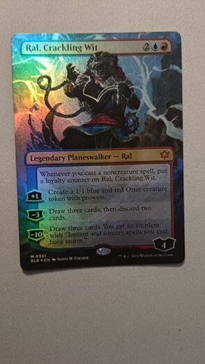 MTG Ral, Crackling Wit - Borderless FOIL - (english) - Bloomburrow