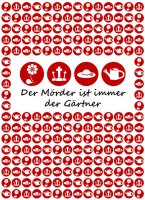 Der M&ouml;rder ist immer der G&auml;rtner &ndash; Krimi-Dinner Spiel f&uuml;r 4 Personen (deutsch)